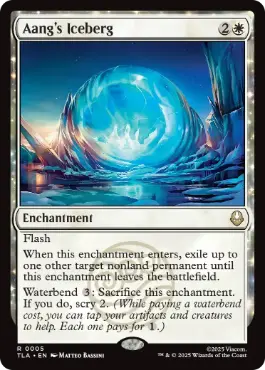 [005]【EN】【FOIL】アンの氷山/Aang's Iceberg【TLA】[R][白]