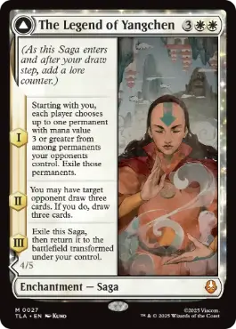 [027]【EN】【FOIL】ヤンチェンの伝説/The Legend of Yangchen【TLA】[M][白]