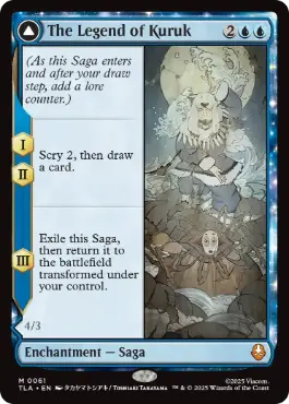 [061]【EN】【FOIL】クルクの伝説/The Legend of Kuruk【TLA】[M][青]