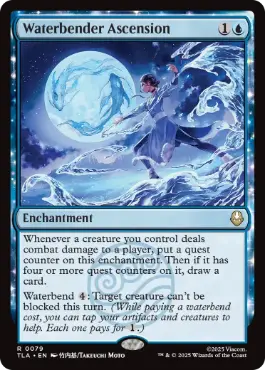 [079]【EN】【FOIL】水のベンダーの位に至る/Waterbender Ascension【TLA】[R][青]