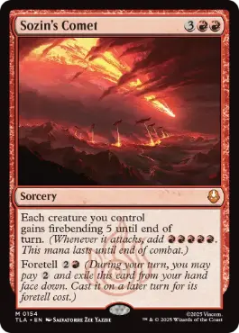 [154]【EN】【FOIL】ソジンの彗星/Sozin's Comet【TLA】[M][赤]