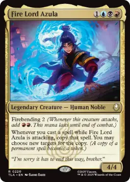 [220]【EN】火の王アズーラ/Fire Lord Azula【TLA】[R][多色]