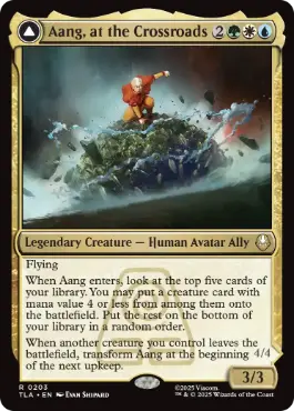 [203]【EN】【FOIL】岐路に立つアン/Aang, at the Crossroads【TLA】[R][多色]