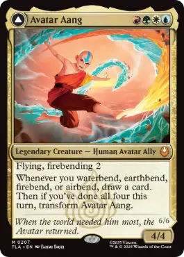 [207]【EN】【FOIL】アバター・アン/Avatar Aang【TLA】[M][多色]