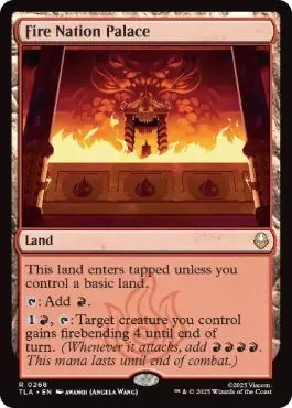 [268]【EN】【FOIL】火の国の宮殿/Fire Nation Palace【TLA】[R][土地]