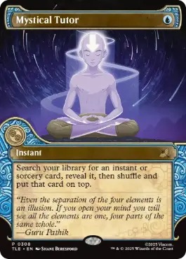 [308]【EN】■ショーケース■神秘の教示者/Mystical Tutor【TLE】[R][青]