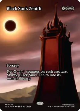 [022]【EN】■ボーダーレス■黒の太陽の頂点/Black Sun's Zenith【TLE】[M][黒]