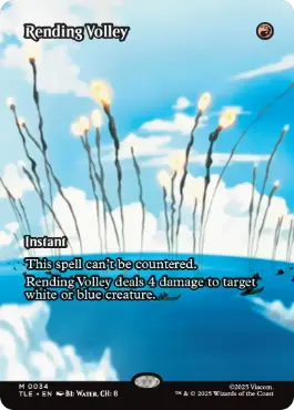 [034]【EN】■ボーダーレス■引き裂く流弾/Rending Volley【TLE】[M][赤]