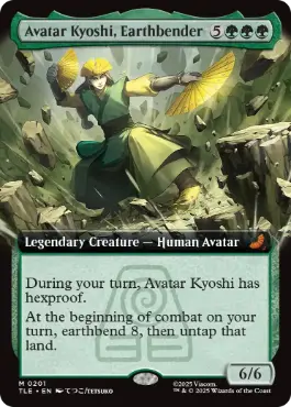 [201]【EN】■拡張アート■土のベンダー、アバター・キヨシ/Avatar Kyoshi, Earthbender【TLE】[M][緑]