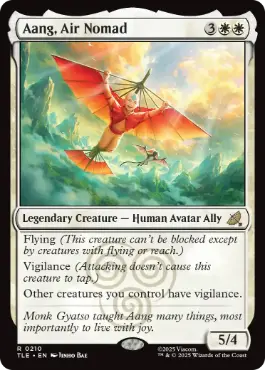 [210]【EN】【FOIL】気の民、アン/Aang, Air Nomad【TLE】[R][白]