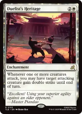[153]【EN】【FOIL】決闘者の遺産/Duelist's Heritage【TLE】[R][白]
