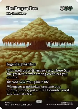 [041]【EN】【FOIL】■ボーダーレス■グレートヘンジ/The Great Henge【TLE】[M][緑]