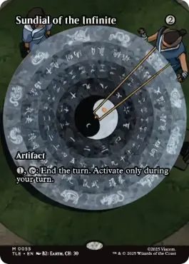 [055]【EN】【FOIL】■ボーダーレス■無限の日時計/Sundial of the Infinite【TLE】[M][茶]