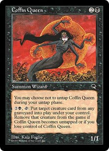 [114]【EN】棺の女王/Coffin Queen【TMP】[R][黒]