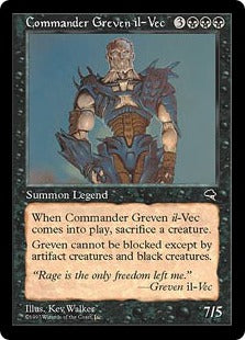 [115]【EN】司令官グレヴェン・イル＝ヴェク/Commander Greven il-Vec【TMP】[R][黒]