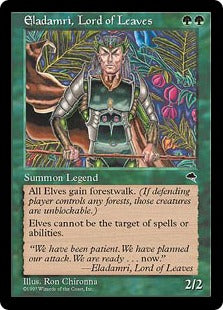 [224]【EN】葉の王エラダムリー/Eladamri, Lord of Leaves【TMP】[R][緑]
