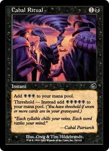 [051]【JP】【FOIL】陰謀団の儀式/Cabal Ritual【TOR】[C][黒]