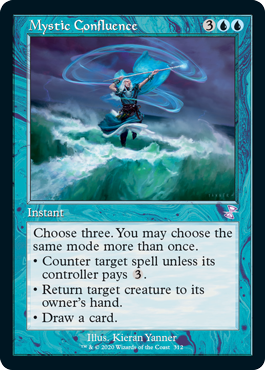 [312]【EN】■旧枠■神秘の合流点/Mystic Confluence【TSR-BS】[R][青]