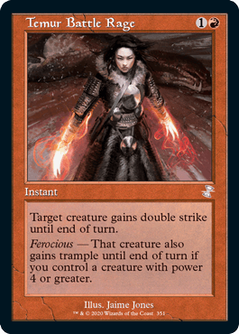 [351]【EN】■旧枠■ティムールの激闘/Temur Battle Rage【TSR-BS】[R][赤]