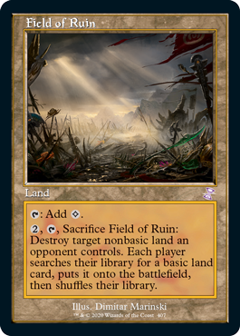 [407]【EN】■旧枠■廃墟の地/Field of Ruin【TSR-BS】[R][土地]