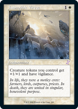 [295]【EN】【FOIL】■旧枠■無形の美徳/Intangible Virtue【TSR-BS】[R][白]
