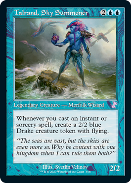 [318]【EN】【FOIL】■旧枠■空召喚士ターランド/Talrand, Sky Summoner【TSR-BS】[R][青]