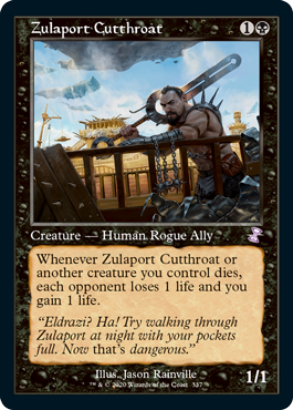 [337]【EN】【FOIL】■旧枠■ズーラポートの殺し屋/Zulaport Cutthroat【TSR-BS】[R][黒]