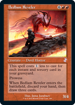 [340]【EN】【FOIL】■旧枠■騒乱の歓楽者/Bedlam Reveler【TSR-BS】[R][赤]