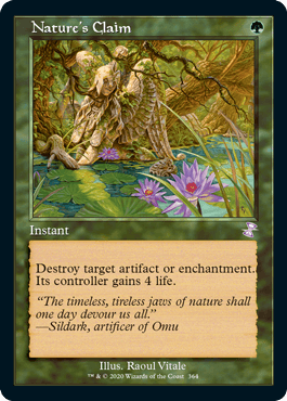 [364]【EN】【FOIL】■旧枠■自然の要求/Nature's Claim【TSR-BS】[R][緑]