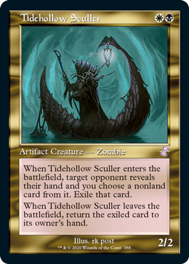 [388]【EN】【FOIL】■旧枠■潮の虚ろの漕ぎ手/Tidehollow Sculler【TSR-BS】[R][多色]