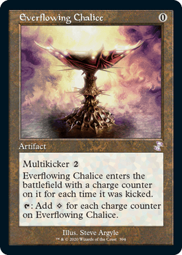 [394]【EN】【FOIL】■旧枠■永遠溢れの杯/Everflowing Chalice【TSR-BS】[R][茶]