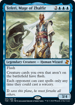 [091]【EN】ザルファーの魔道士、テフェリー/Teferi, Mage of Zhalfir【TSR】[M][青]