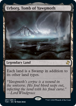 [287]【EN】ヨーグモスの墳墓、アーボーグ/Urborg, Tomb of Yawgmoth【TSR】[R][土地]