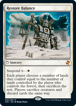 [036]【EN】【FOIL】均衡の復元/Restore Balance【TSR】[M][白]