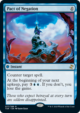 [077]【EN】【FOIL】否定の契約/Pact of Negation【TSR】[R][青]