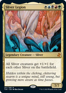 [261]【EN】【FOIL】スリヴァー軍団/Sliver Legion【TSR】[M][多色]