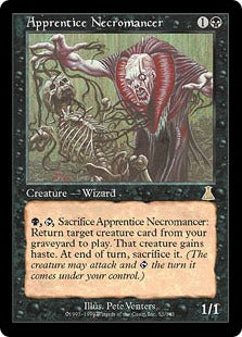 [051]【EN】ネクロマンサーの弟子/Apprentice Necromancer【UDS】[R][黒]