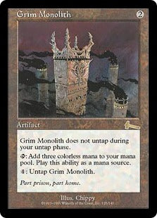 [126]【JP】厳かなモノリス/Grim Monolith【ULG】[R][茶]