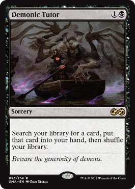 [093]【EN】悪魔の教示者/Demonic Tutor【UMA】[R][黒]