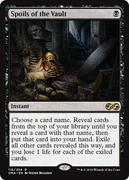 [116]【EN】大霊堂の戦利品/Spoils of the Vault【UMA】[R][黒]