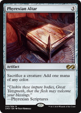 [232]【EN】ファイレクシアの供犠台/Phyrexian Altar【UMA】[R][茶]