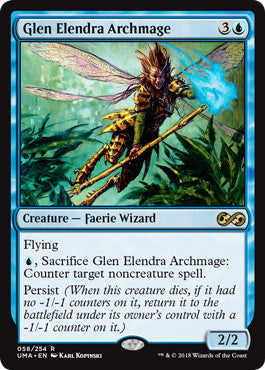 [058]【EN】【FOIL】エレンドラ谷の大魔導師/Glen Elendra Archmage【UMA】[R][青]