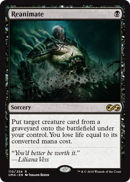 [110]【EN】【FOIL】再活性/Reanimate【UMA】[R][黒]