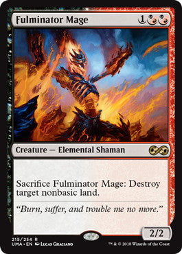[215]【EN】【FOIL】大爆発の魔道士/Fulminator Mage【UMA】[R][多色]