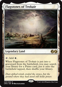 [243]【EN】【FOIL】トロウケアの敷石/Flagstones of Trokair【UMA】[R][土地]