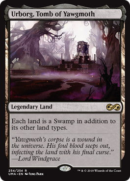 [254]【EN】【FOIL】ヨーグモスの墳墓、アーボーグ/Urborg, Tomb of Yawgmoth【UMA】[R][土地]