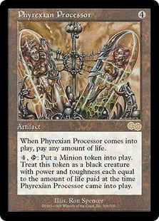 [306]【JP】ファイレクシアの処理装置/Phyrexian Processor【USG】[R][茶]