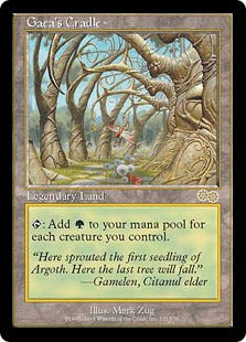 [321]【EN】ガイアの揺籃の地/Gaea's Cradle【USG】[R][土地]