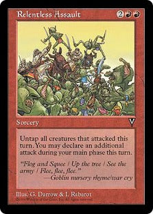 [091]【JP】連続突撃/Relentless Assault【VIS】[R][赤]