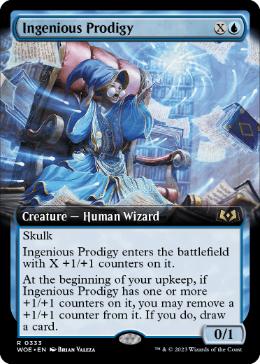 [333]【EN】■拡張アート■創意の神童/Ingenious Prodigy【WOE】[R][青]